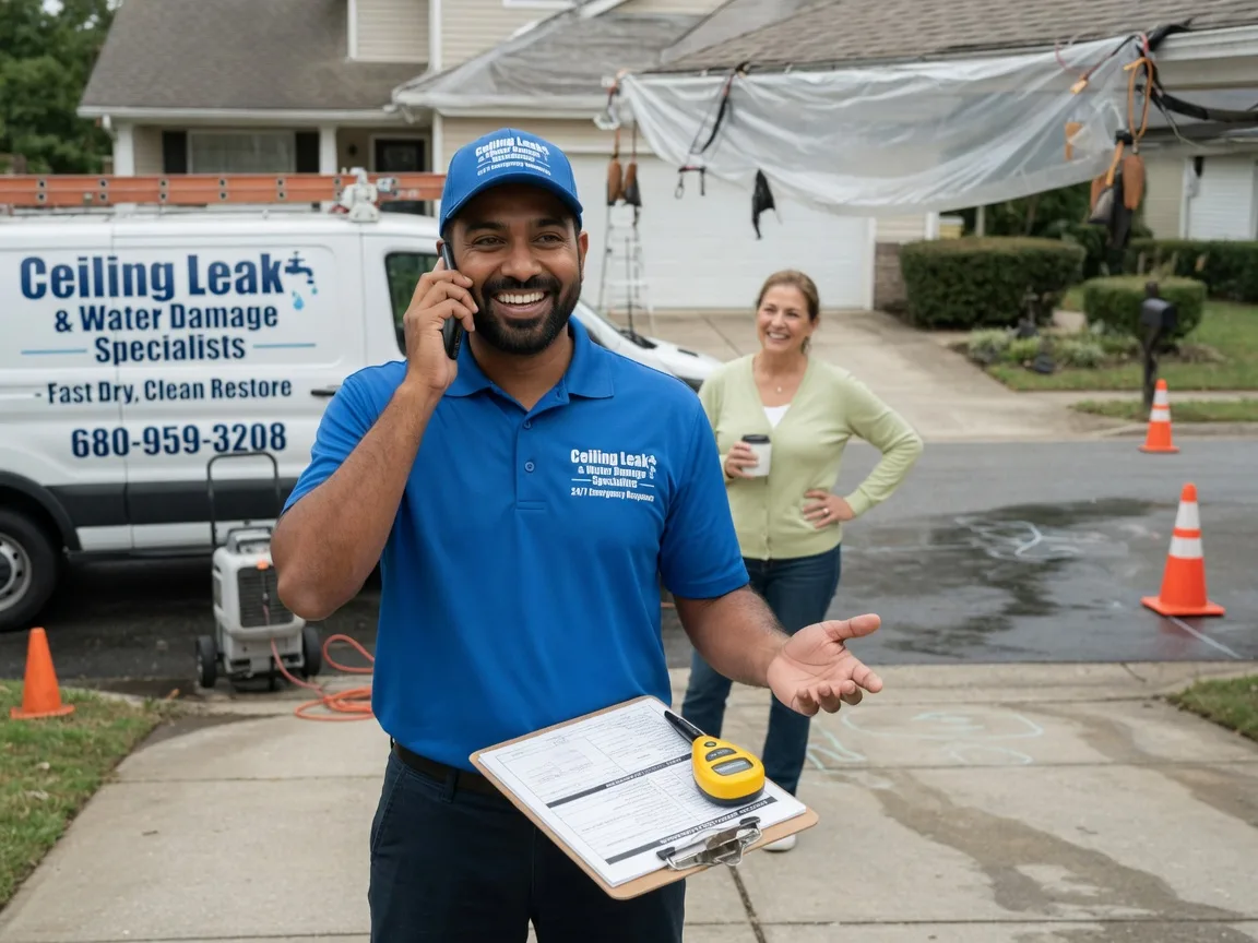 Ceiling Leak Cleanup Muenster, TX FAQs