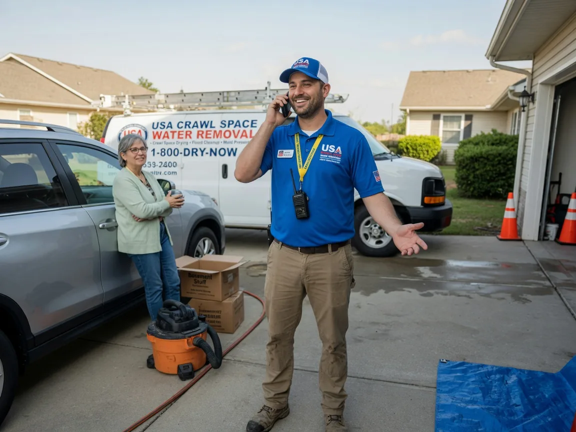 Crawl Space Water Removal Muenster, TX FAQs